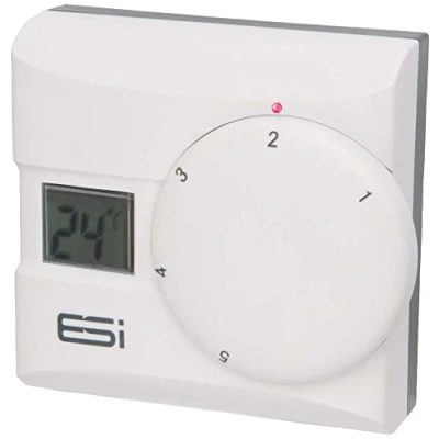 Image of ESI Energy Saving Innovation Controls ESRTD2 Electronic Room Thermostat with LCD Display