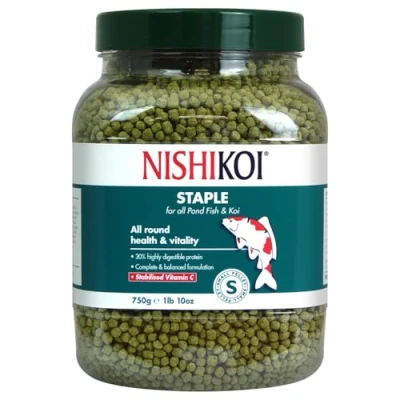 Image of Nishikoi Staple Complete Food for Koi and Pond Fish Small Pellets 750g