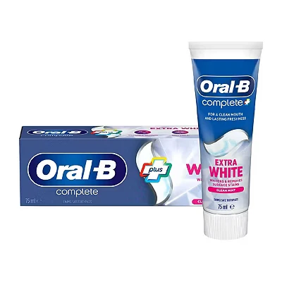 Image of Oral B Complete Toothpaste Extra White 75ml