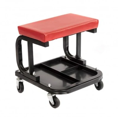 Image of Oypla Heavy Duty Garage Stool Rolling Mechanics Chair Crawling Seat