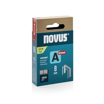 Image of Novus Tools 042 0775 Fine Wire Staple A Type 53, Grey, 8 mm