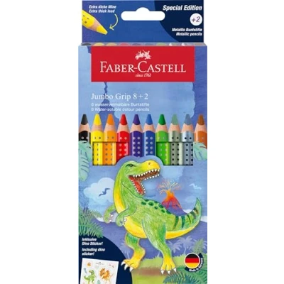 Image of Faber Castell Colour Pencil Jumbo Grip 8+2 pcs box