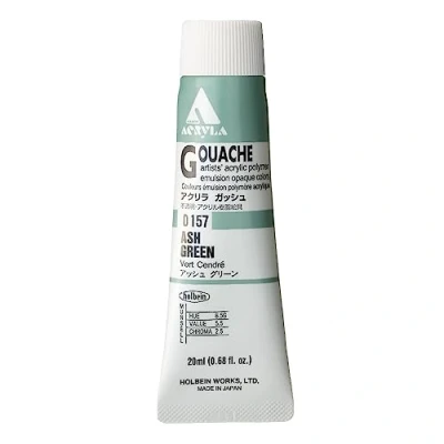 Image of Holbein Acryla Designer Gouache Ash Green 20ml tube