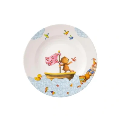Image of Villeroy &amp; Boch 14 8664 2640 Happy as a Bear Children&#039;s Plate, Porcelain