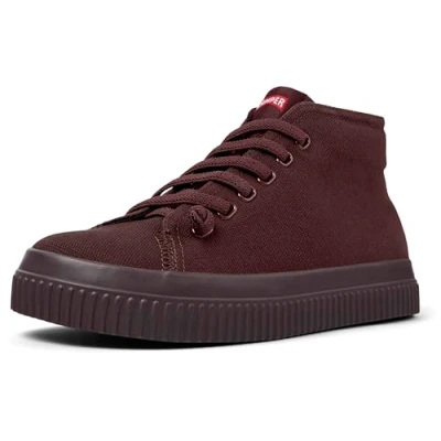 Image of Camper Women&#039;s Peu Roda K400742 Sneaker Bootie, Burgundy 002, 2.5 UK