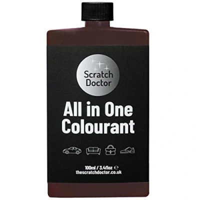 Image of Scratch Doctor All in One Leather Colourant Self Seal Dye Repair Paint for Furniture, Sofas, Car Seats (Maroon, 100ml)