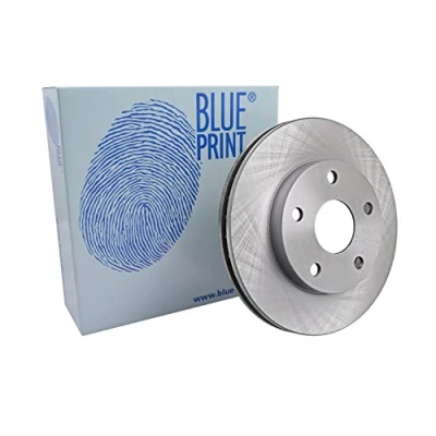 Image of 4351217040, 4351217050, 4351217070 Brake disc BLUE PRINT ADT34368 Front Axle 258mm 25mm 5 Hole 114mm internally vented Coated TOYOTA: MR2 II Coupe
