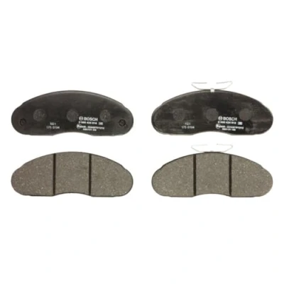 Image of 5001834527 Brake pad set BOSCH 0 986 424 914 Low Metallic with mounting manual
