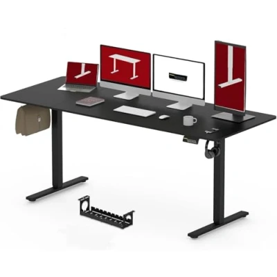 Image of SANODESK 180 * 80 Electric Standing Desk Height Adjustable Sit Stand Up for Home Office