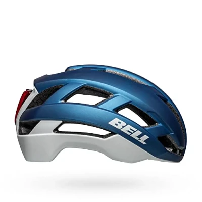 Image of Bell Falcon XR LED MIPS Road Helmet 2023: Matte Blue/Grey S 52 56cm