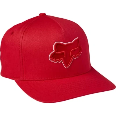 Image of Fox Racing Men&#039;s Epicycle Flexfit 2.0 Hat, Red, Small Medium