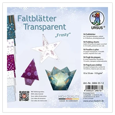 Image of Ursus Frosty 38065512 Folding Sheets 115 g/m², 50 15 x cm, Printed on One Side