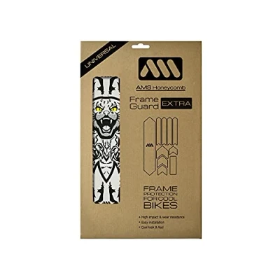 Image of All Mountain Style AMS High Impact Frame Guard Extra Protects your bike from scratches and dings, Kriss Kyle Black