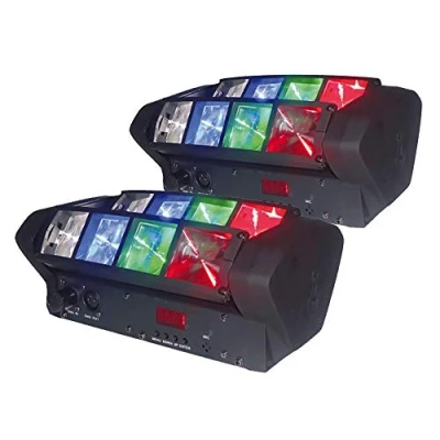Image of 2X Thor Mini Spider RGBW LED Beam Effect, Club Light Professional DJ Disco Lighting Party FX Unit
