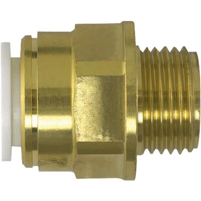Image of John Guest Speedfit Brass Coupler 28mm X 1&quot; Male BSP