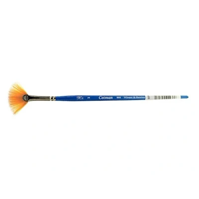 Image of Winsor &amp; Newton Series 888 Size 2 Cotman Short Handle Fan Brush Transparent