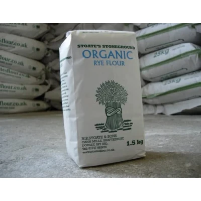 Image of Stoates Stoneground Organic Light Rye Bread Making Flour (1.5kg)