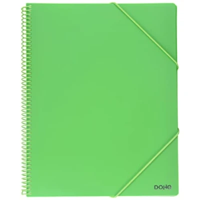Image of Spiral Binder 30 Pockets of 80 Micron Green