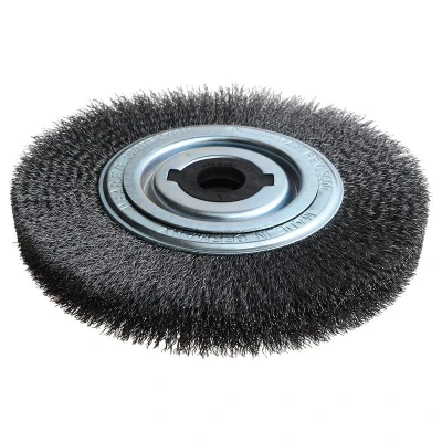 Image of Lessmann Wheel Brush D250mm x W30 35 100 Bore Set 4 +1 Steel Wire 0.30 LES377162