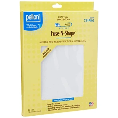 Image of Pellon Fuse N Shape Medium Weight Fusible Interfacing White 15 x 36 inch