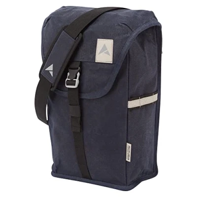 Image of Altura Heritage 40 Litre Water Repellent Cycling Panniers (Pair) Navy (Collectively)