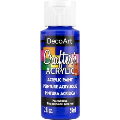 Image of DecoArt Acrylic Paint, Peacock Blue, 59ml