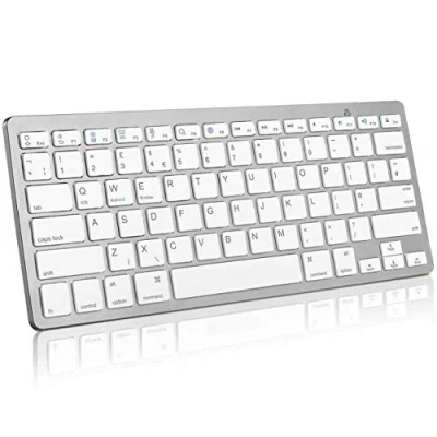 Image of Combrite Slim Bluetooth Keyboard Compatible With iPad 10.2 inch/iPad Air/iPad 9.7 Pro/iPad Mini, iPhone and Other Enabled Devices Including iOS, Android, Windows