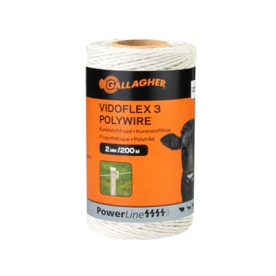 Image of Vidoflex 3 PowerLine 200 m White Electric Fencing