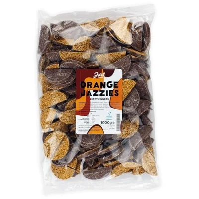 Image of Just Treats Orange Jazzies (1kg Party Bag)