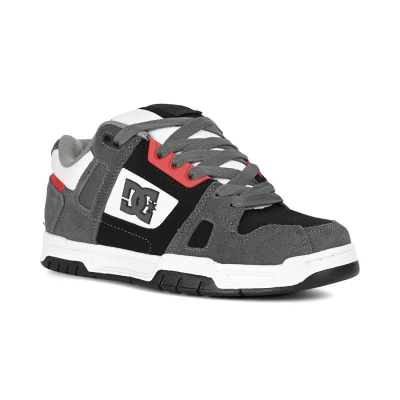 Image of DC Shoes STAG Trainers, Women&#039;s, Size: 7, Xksw black grey white Suede