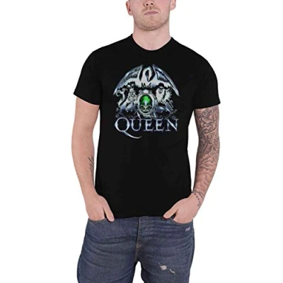 Image of Queen T Shirt Dont Stop Me Now Band Logo Freddie Official Black M
