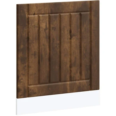 Image of vidaXL Dishwasher Panel Lucca Smoked Oak Engineered Wood