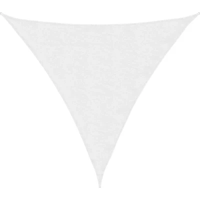 Image of vidaXL Sunshade Sail Oxford Fabric Triangular 5x5x5 m White