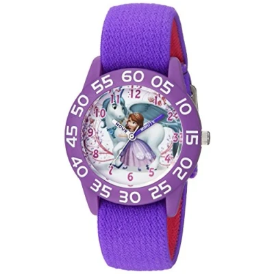 Image of Disney Unisex Kids Analog Quartz Watch with Nylon Strap WDS000267