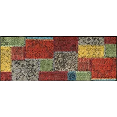 Image of Wash&amp;Dry Door Mat, Colourful, 190 x 75 0.7 cm