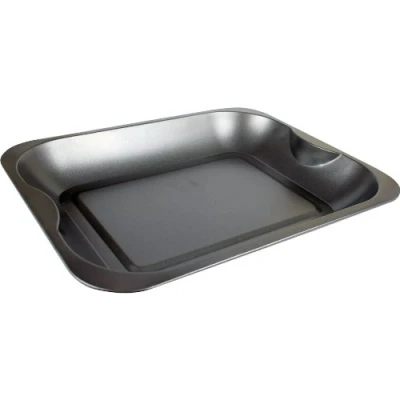 Image of New Non Stick Baking Bake Oblong Roaster Cooking Oven Pans Tray Kitchen TIN PAN