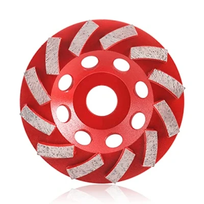 Image of SHDIATOOL Diamond Grinding Cup Wheel 115mm Turbo Row Welded for Marble Concrete Masonry Granite
