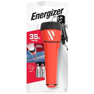 Image of Energizer Waterproof Torch with 2 AA Max Batteries ENR 2xAA H tray (ESFH21)