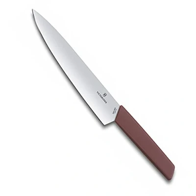 Image of Victorinox Swiss Modern Colour 22cm Carving Knife Grape Red (69016221B)