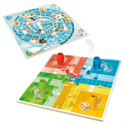 Image of ColorBaby 49348 CB Games Game Parchis/Goose 25x25cm Wood