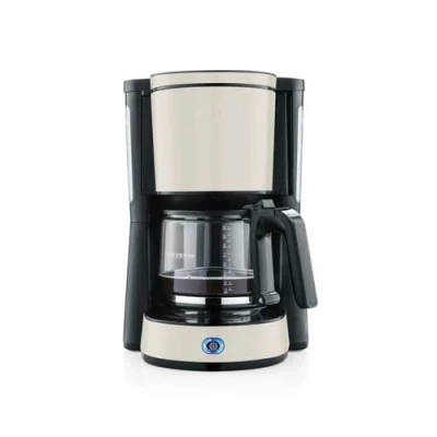 Image of Severin 9575 coffee machine Beige, black Fassungsvermögen Tassen=10 Glaskanne