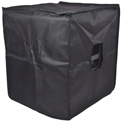 Image of CITRONIC Water Resistant Protective Speaker Slip Covers 15 Inch Bass, CASA15BCOVER, BLACK