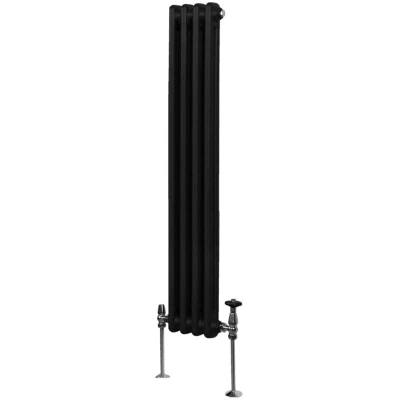 Image of MonsterShop Traditional 2 Column Radiators 1500 x 202mm Black