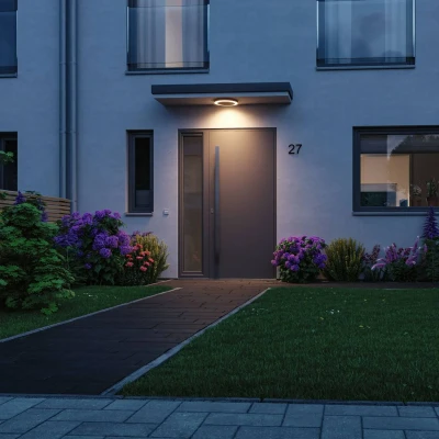 Image of Paulmann 94525 LED outdoor luminaire Smart Home Zigbee ceiling Circula IP44 dusk/motion sensor Tunable Warm 14W 3000K