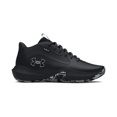 Image of Under Armour Performance Lockdown Basketball shoes, Size: 11.5, Black Leather/synthetics