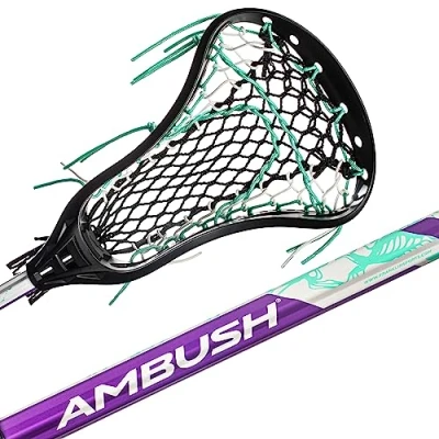 Image of Franklin Sports Women&#039;s Lacrosse Stick Ambush for Women + Girls Game Training Lax 30&quot; Aluminum Shaft Complete with Head