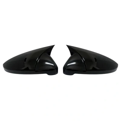 Image of Door Mirror Covers Caps 2Pcs For VW Golf 7 MK7 7.5 GTI GTD GTE R Touran 2013 2020 Side Wing Rearview Shell Cover Trim Cover(Gloss Black)