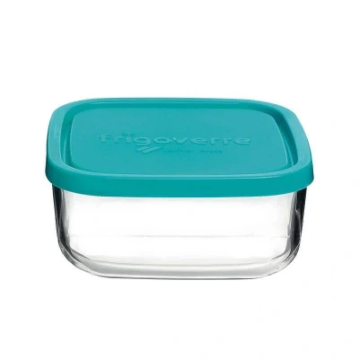 Image of Bormioli Food Storage Container Frigoverre Blue 15 x 7 cm / 1 liter