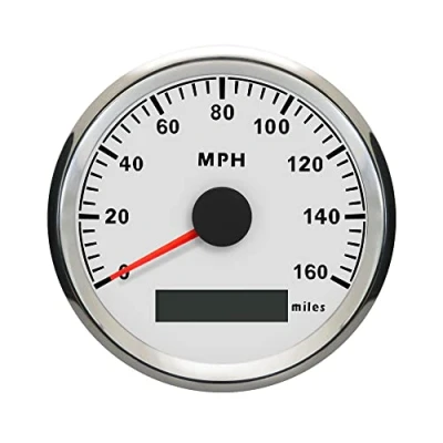 Image of ELING Waterproof GPS Speedometer MPH Speedo Gauge 160MPH For Car Motorcycle Boat With Backlight 3 3/8 inches 9 32V