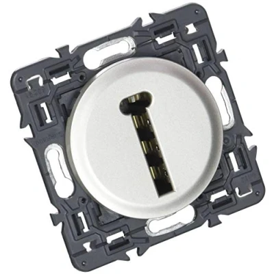 Image of Legrand Céliane Telephone Plug, Titanium